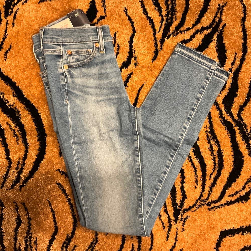 GAP True Skinny Mid Rise Stretch Jeans